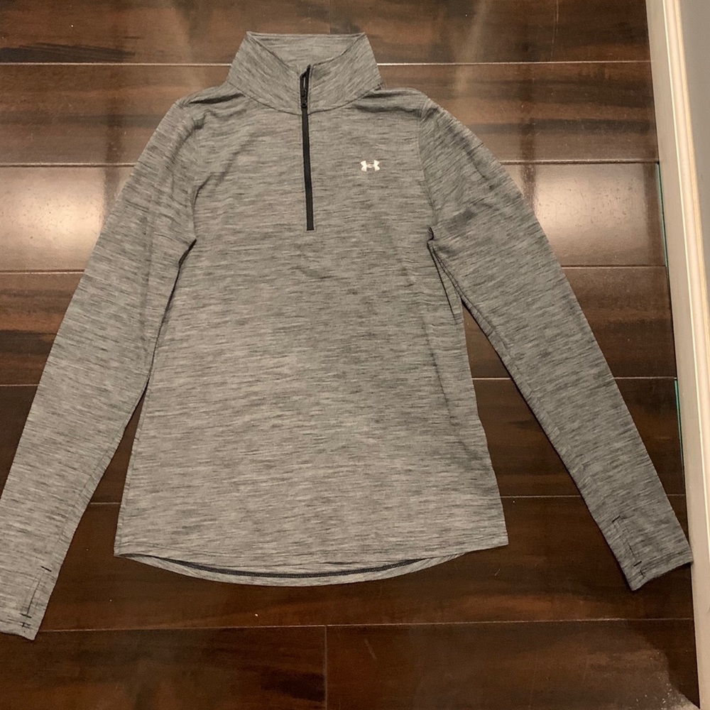 Gray Half Zip Under Armour Jacket - image 1